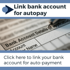 Bank statement that reads click to link bank accoutn for out payment