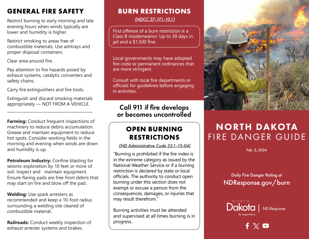 Fire Danger PDF Burn Ban Restrictions Page 2
